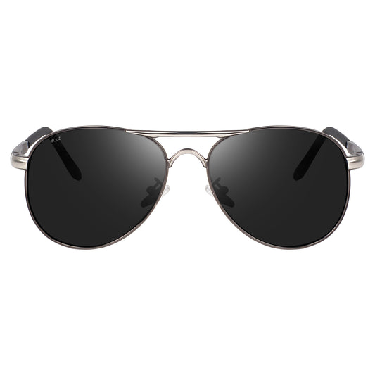 Irayz Polarized Aviator Sunglasses for Men | Classic Metal Frame Fashion Eyewear