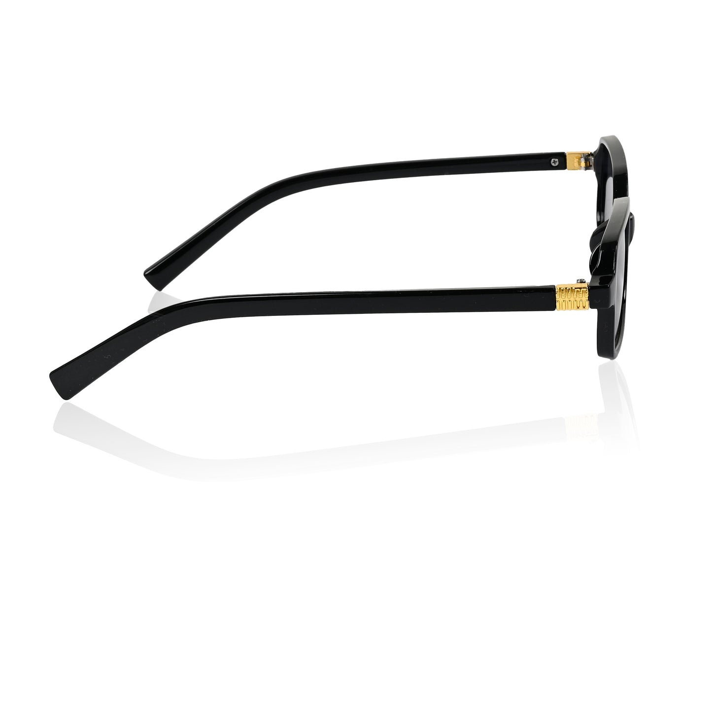Retro Square Sunglasses for Men & Women - Black