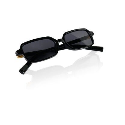 Retro Square Sunglasses for Men & Women - Black