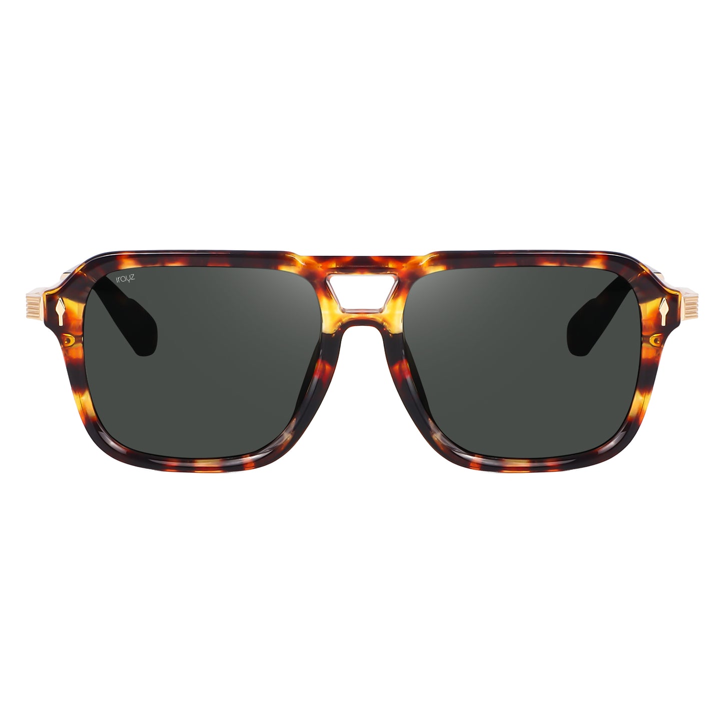 Irayz Premium Rectangular Sunglasses for Men | Stylish Full Frame Fashion Eyewear
