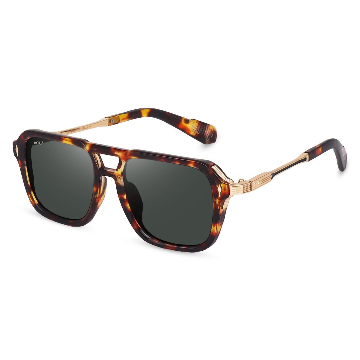 Irayz Premium Rectangular Sunglasses for Men | Stylish Full Frame Fashion Eyewear