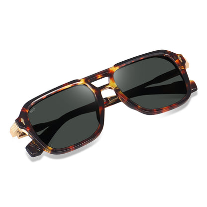 Irayz Premium Rectangular Sunglasses for Men | Stylish Full Frame Fashion Eyewear
