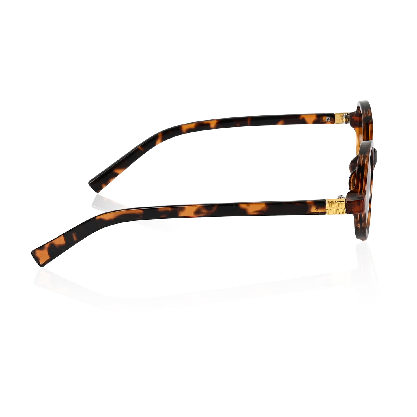 Retro Round Sunglasses for Men & Women - Brown