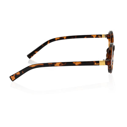 Retro Round Sunglasses for Men & Women - Brown