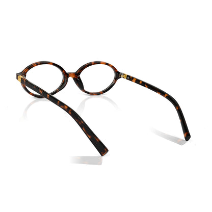 Retro Round Sunglasses for Men & Women - Brown Clear