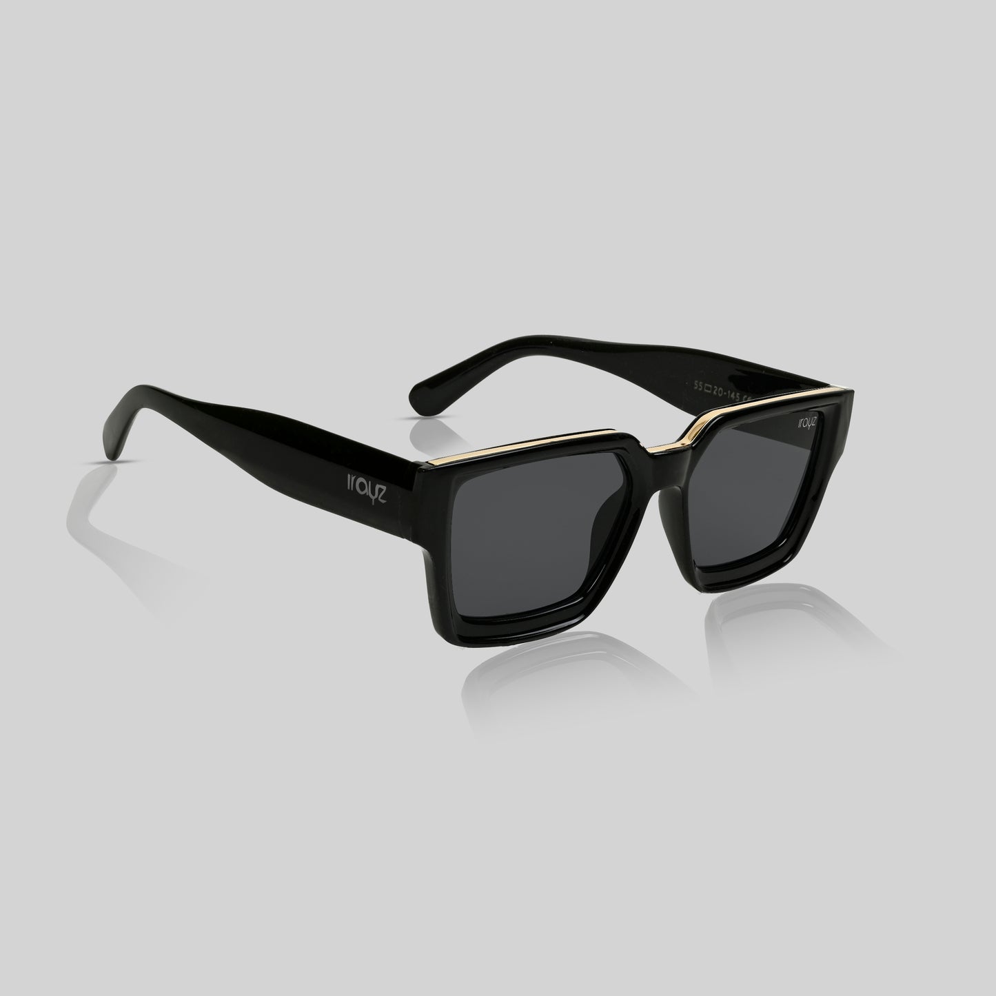 Irayz Luxury Premium Square Sunglasses for Men | Sophisticated Full Frame Fashion Eyewear