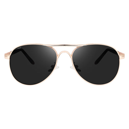 Irayz Polarized Aviator Sunglasses for Men | Classic Metal Frame Fashion Eyewear