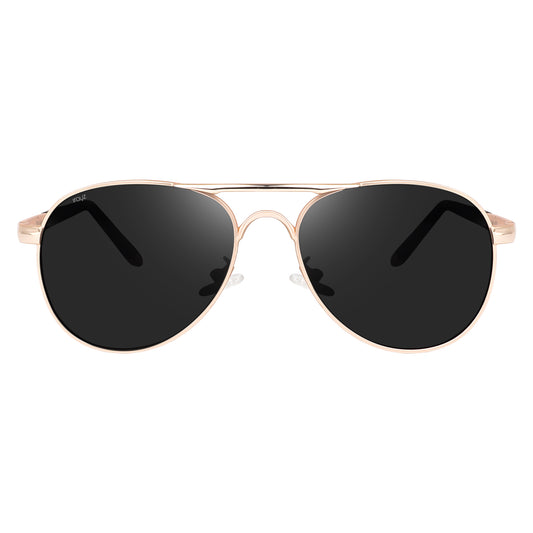 Irayz Polarized Aviator Sunglasses for Men | Classic Metal Frame Fashion Eyewear