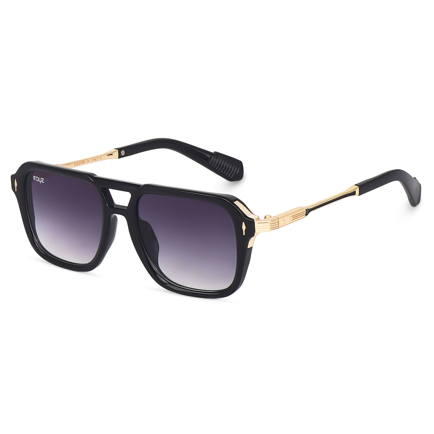 Irayz Premium Rectangular Sunglasses for Men | Stylish Full Frame Fashion Eyewear