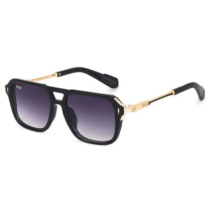 Irayz Premium Rectangular Sunglasses for Men | Stylish Full Frame Fashion Eyewear