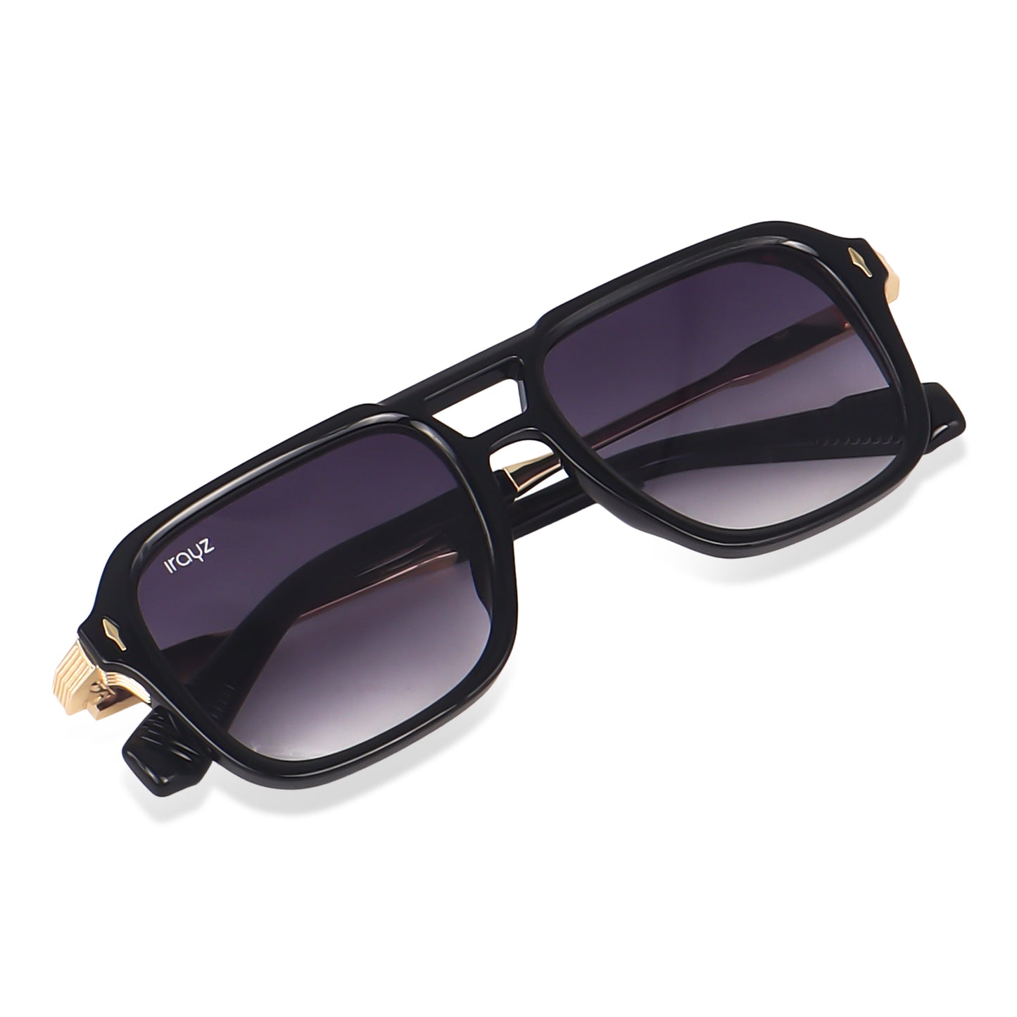 Irayz Premium Rectangular Sunglasses for Men | Stylish Full Frame Fashion Eyewear