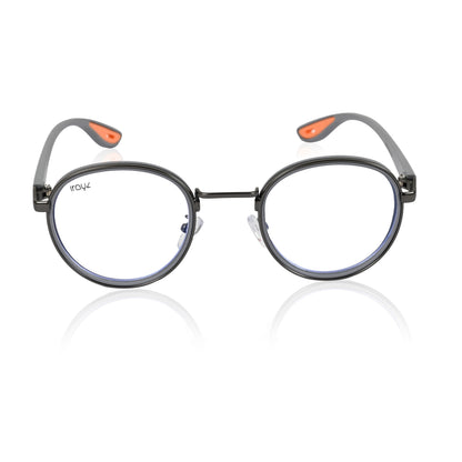 Irayz Round Sunglasses | Premium UV400 Protection - Grey Clear