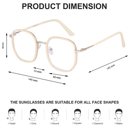 Irayz Premium Rectangular Sunglasses for Men | Stylish Full Frame Fashion Eyewear
