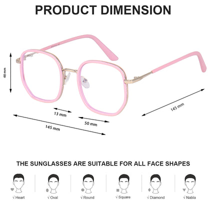 Irayz Premium Rectangular Sunglasses for Men | Stylish Full Frame Fashion Eyewear