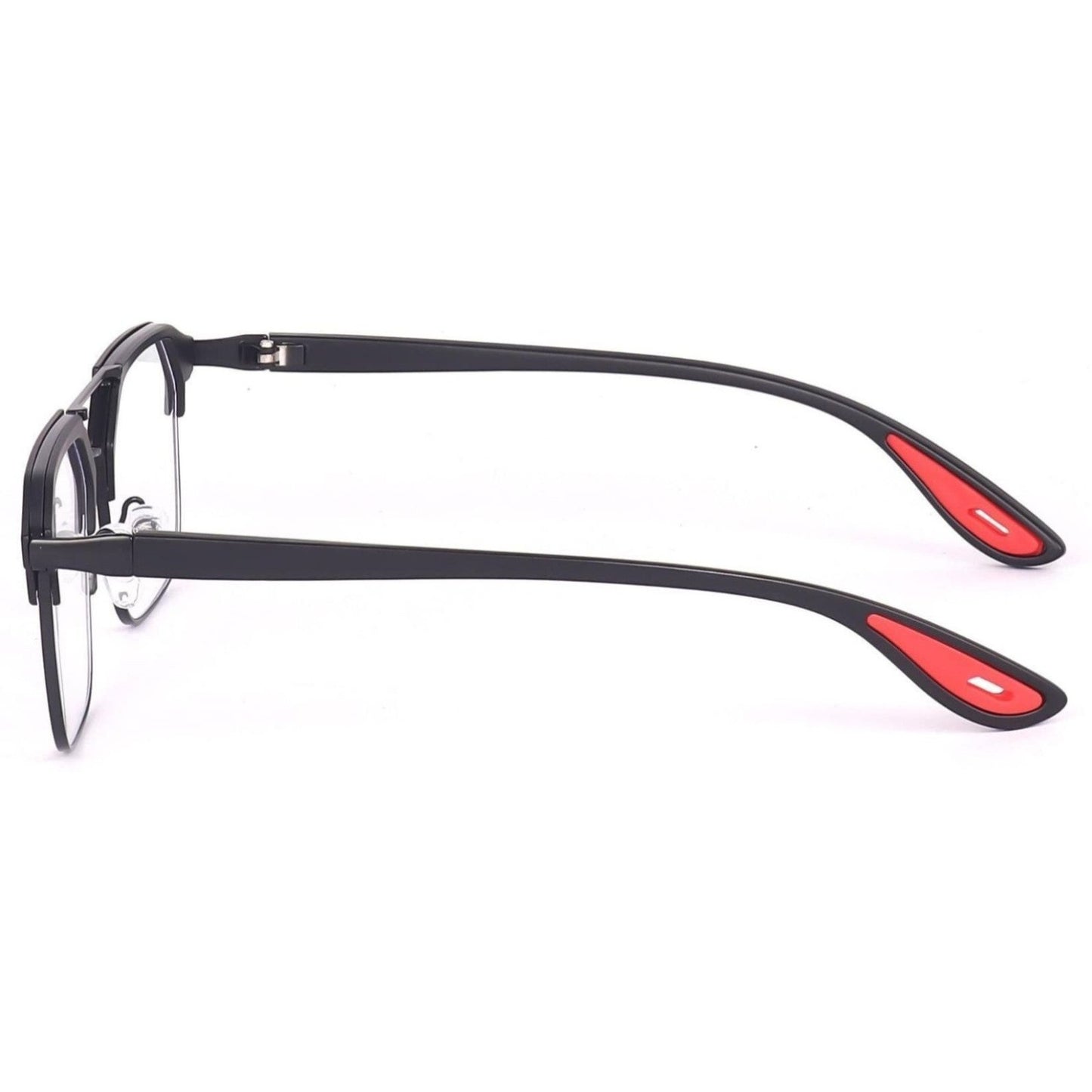 Irayz Premium Rectangular Eyeglasses for Men | Stylish Full Rim Metal Frame