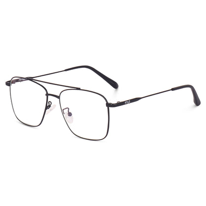 Irayz Premium Square Eyeglasses for Men | Stylish Full Rim Metal Frame