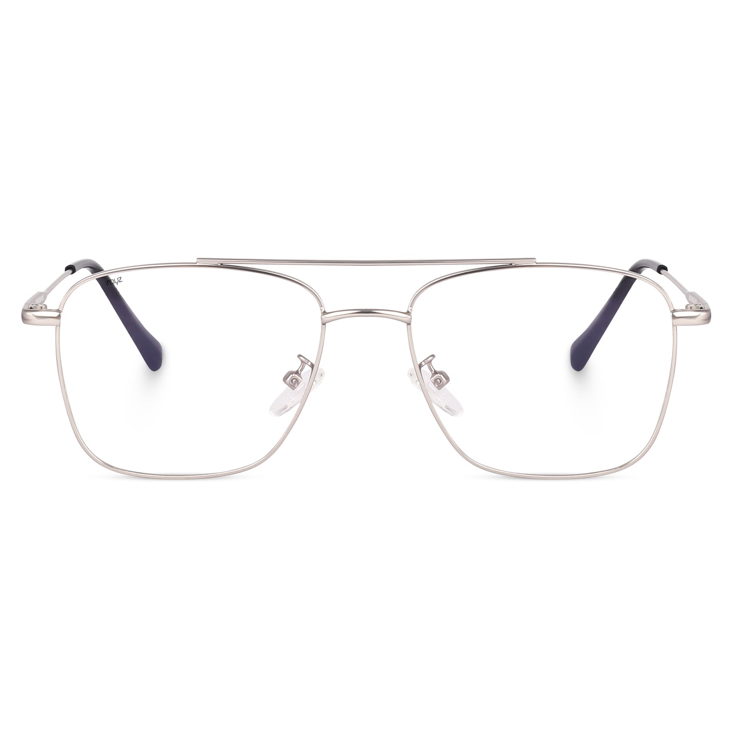 Irayz Premium Square Eyeglasses for Men | Stylish Full Rim Metal Frame