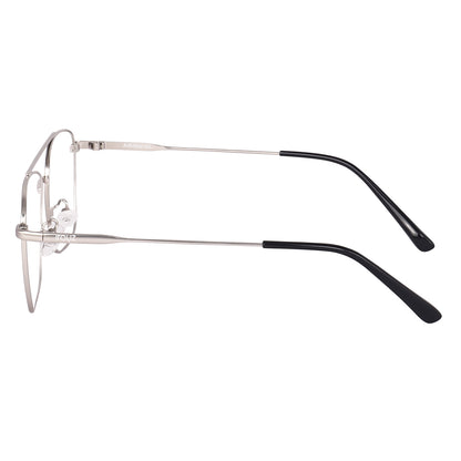 Irayz Premium Square Eyeglasses for Men | Stylish Full Rim Metal Frame