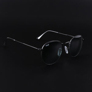 Classic Round Black Sunglasses – UV Protection Retro Metal Frame Shades for Men & Women