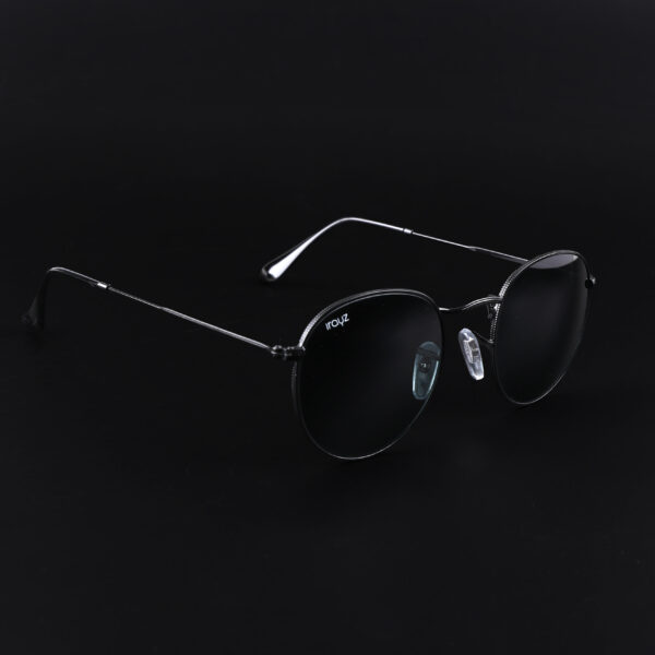Classic Round Black Sunglasses – UV Protection Retro Metal Frame Shades for Men & Women