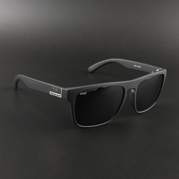 Irayz Polarized Black Mercury Sunglasses for Men & Women | UV Protected Stylish Eyewear