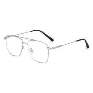 Irayz Square Frame Eyeglasses for Men & Women | Lightweight Metal Optical Frame