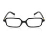 BLK-CLR (1) Irayz Classic Square sunglasses Unisex - Black Clear