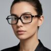 BLK-CLR() Irayz Classic Square sunglasses Unisex - Black Clear