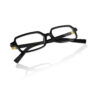 BLK-CLR (5) Irayz Classic Square sunglasses Unisex - Black Clear