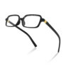 BLK-CLR (6) Irayz Classic Square sunglasses Unisex - Black Clear