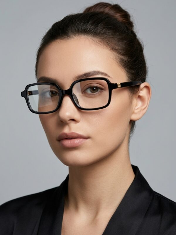 BLK-CLR() Irayz Classic Square sunglasses Unisex - Black Clear