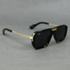 Irayz Square Polarized Premium Sunglasses - Gold Black