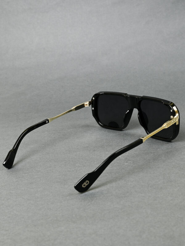 Irayz Square Polarized Premium Sunglasses - Gold Black