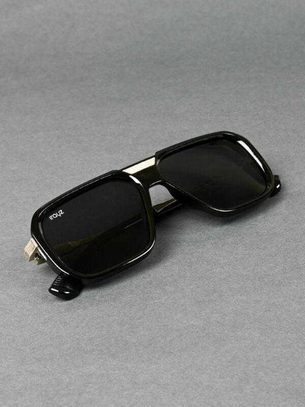 Irayz Square Polarized Premium Sunglasses - Gold Black