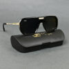 Irayz Square Polarized Premium Sunglasses - Gold Black