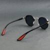 GLD-BLK(45) Irayz Classic Round Sunglasses - Gold Black