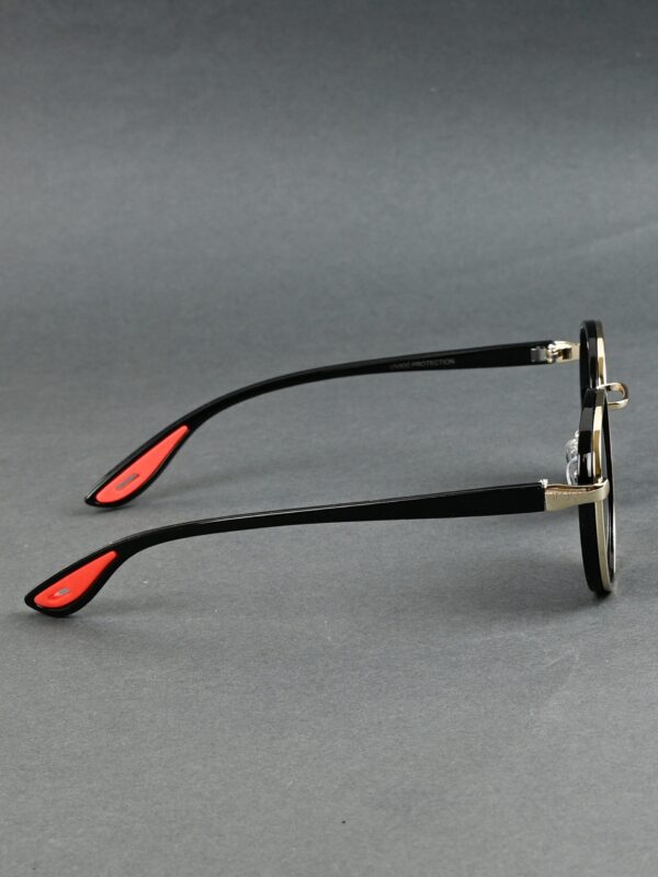 GLD-BLK(46) Irayz Classic Round Sunglasses - Gold Black