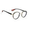 GLD-CLR Irayz Classic Round Sunglasses - Gold Clear