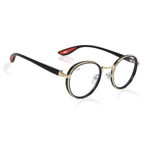 Irayz Classic Round Sunglasses - Gold Clear