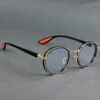 GLD-CLR(14) Irayz Classic Round Sunglasses - Gold Clear