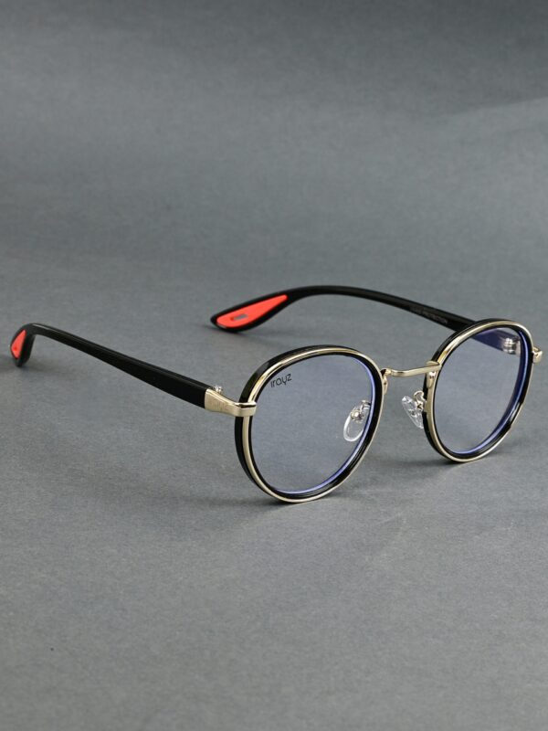 GLD-CLR(14) Irayz Classic Round Sunglasses - Gold Clear