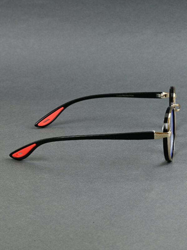 GLD-CLR(16) Irayz Classic Round Sunglasses - Gold Clear
