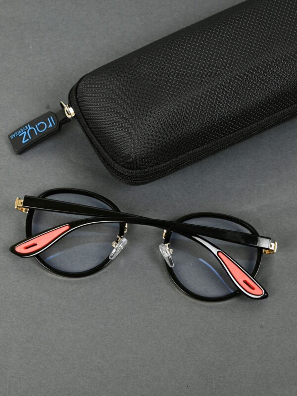GLD-CLR(19) Irayz Classic Round Sunglasses - Gold Clear
