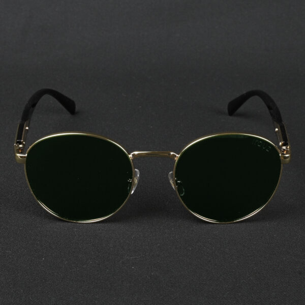 GOLD GREEN (2) IRAYZ Round Metal Sunglasses – Gold Green