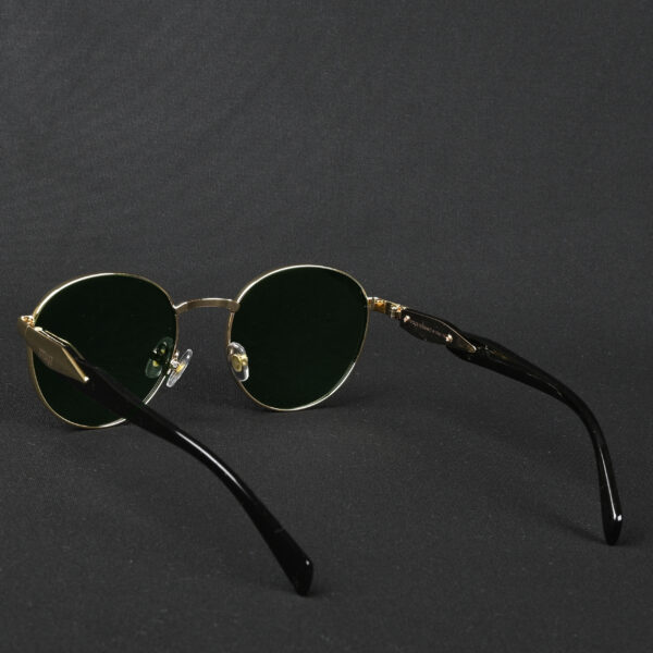 GOLD GREEN (4) IRAYZ Round Metal Sunglasses – Gold Green