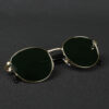 GOLD GREEN (6) IRAYZ Round Metal Sunglasses – Gold Green