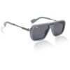 GRY-BLK () Irayz Square Polarized Premium Sunglasses - Grey Black