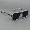 GRY-BLK (2) Irayz Square Polarized Premium Sunglasses - Grey Black