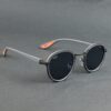 Irayz Classic Round Sunglasses - Grey Black