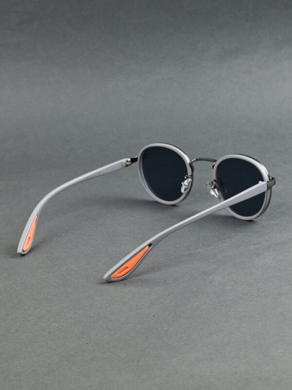 Irayz Classic Round Sunglasses - Grey Black